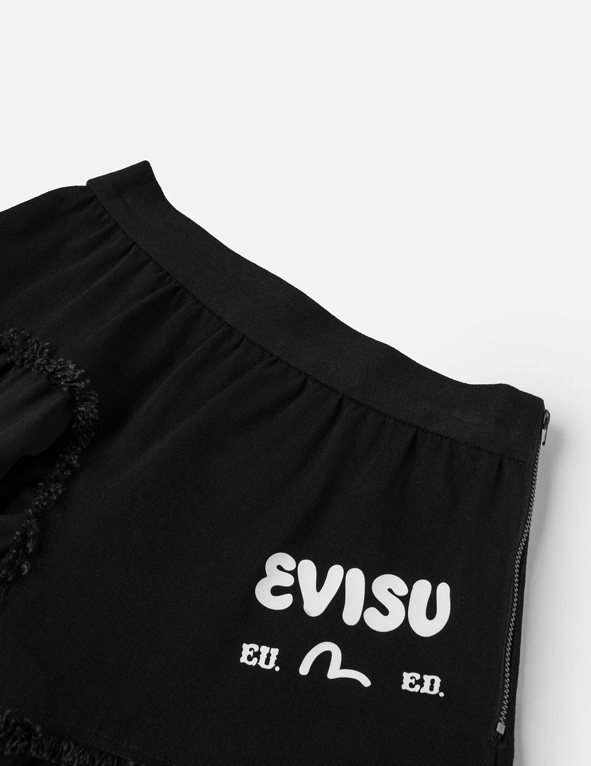 Seagull-inspired Asymmetrical Ruffles Oversized Midi Skirt - Image 8
