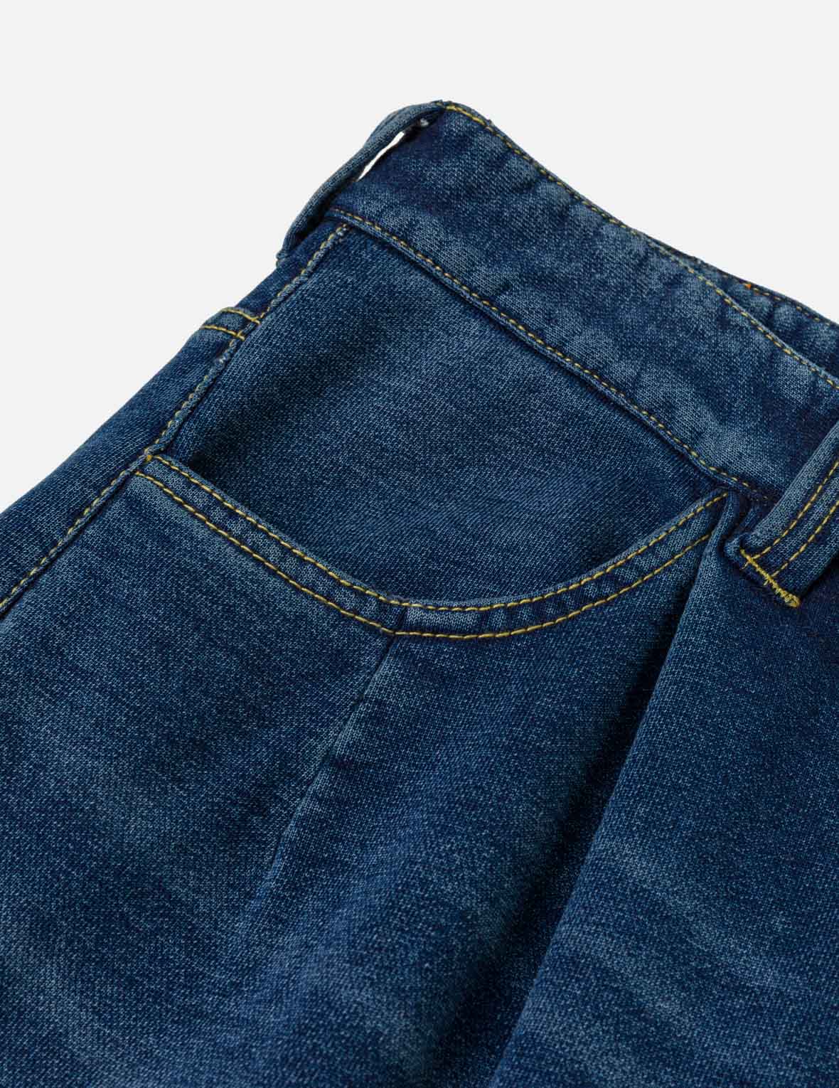 Washed 4 Pockets Pants - Image 10