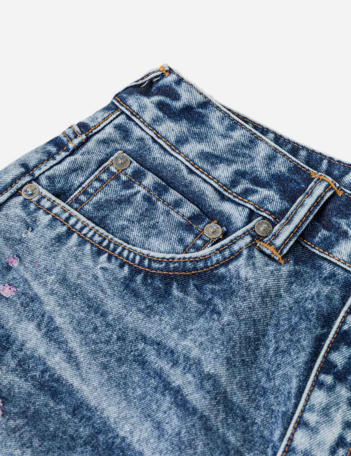 Pink Burn-Out Jeans - Image 10