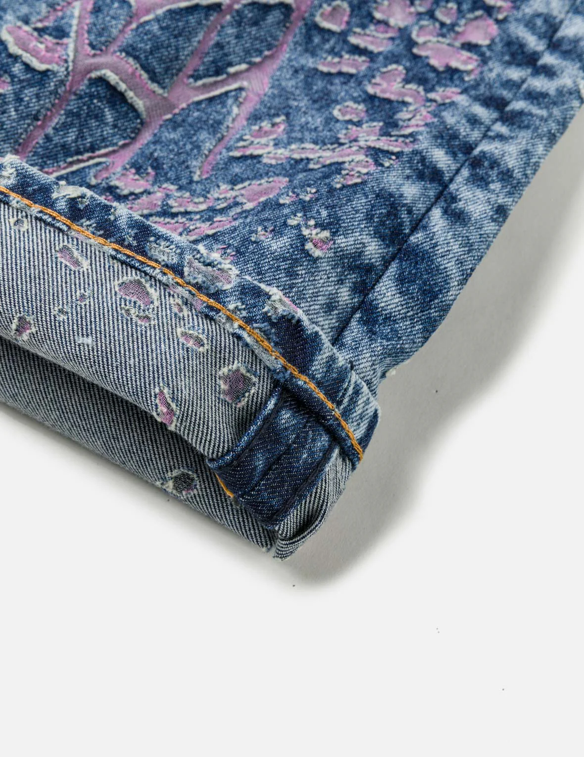 Pink Burn-Out Jeans - Image 13