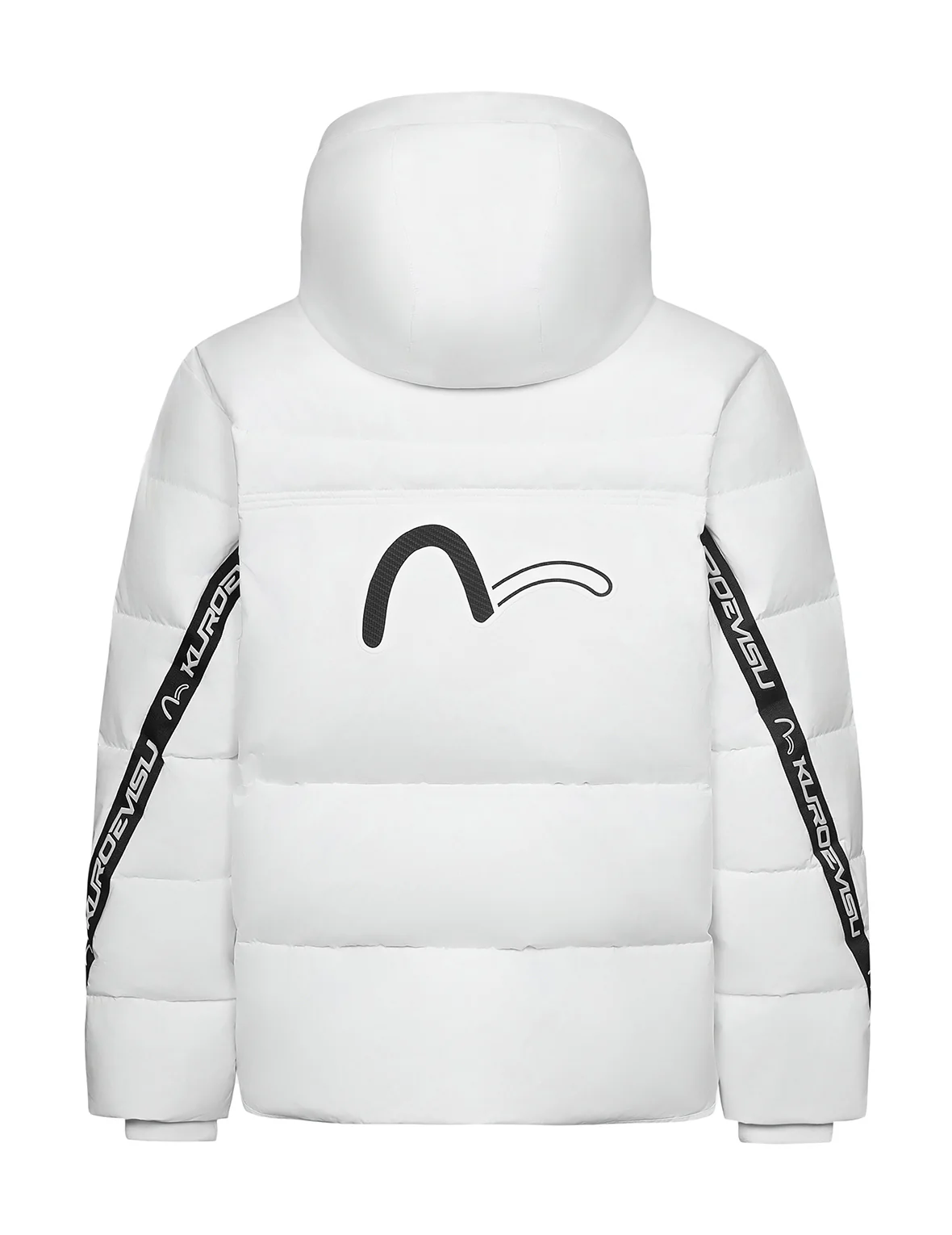 Seagull Print and Logo Tape Regular Fit Down Jacket - Image 9