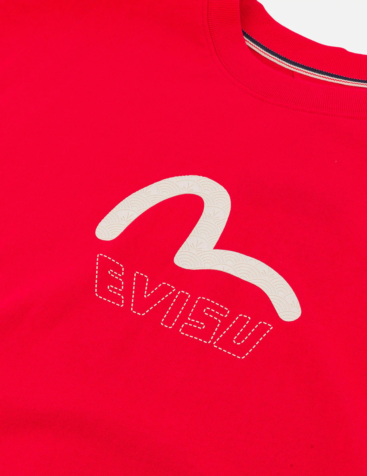 Seagull Print and Stitched Logo Embroidery Relax Fit T-shirt - Image 4