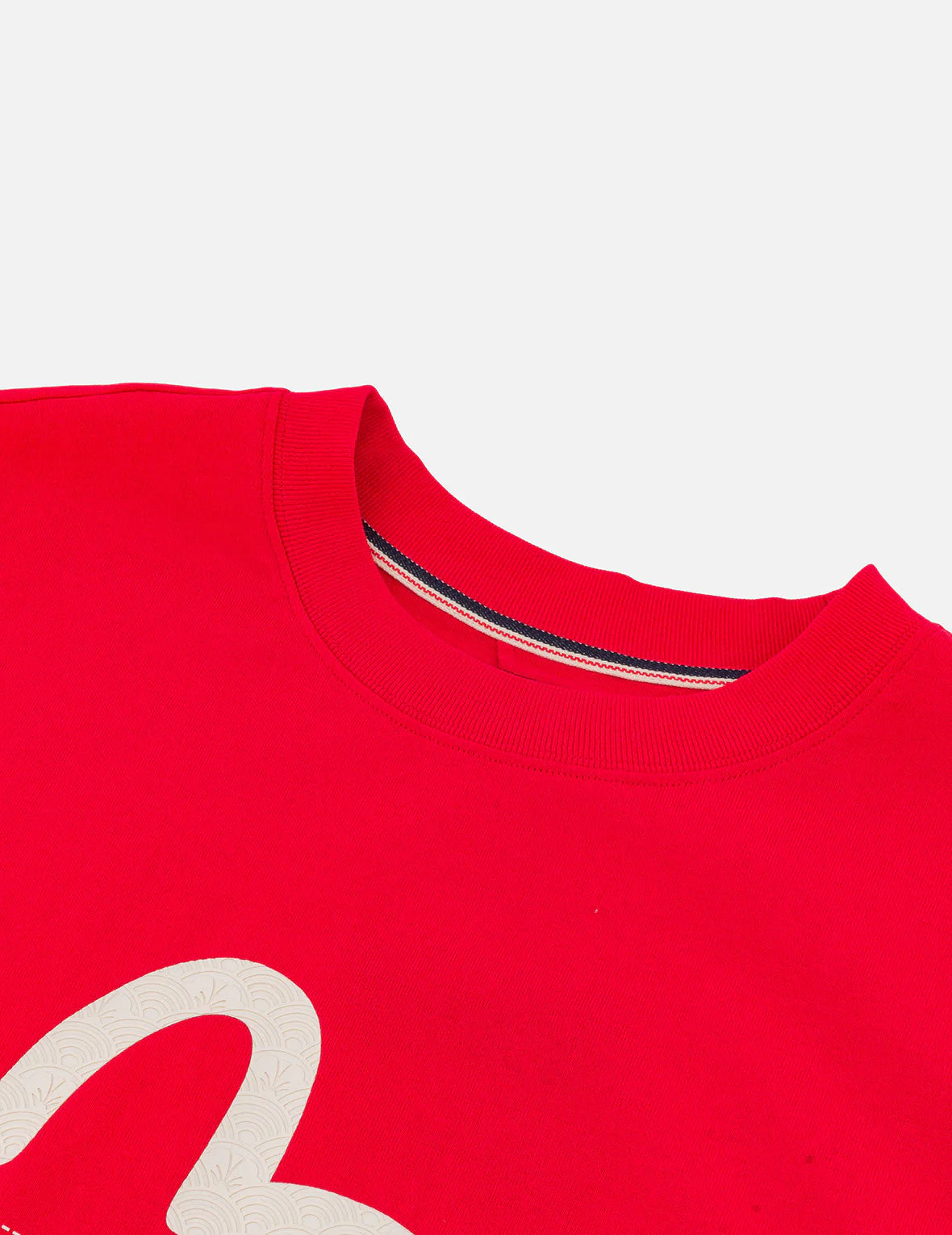 Seagull Print and Stitched Logo Embroidery Relax Fit T-shirt - Image 5