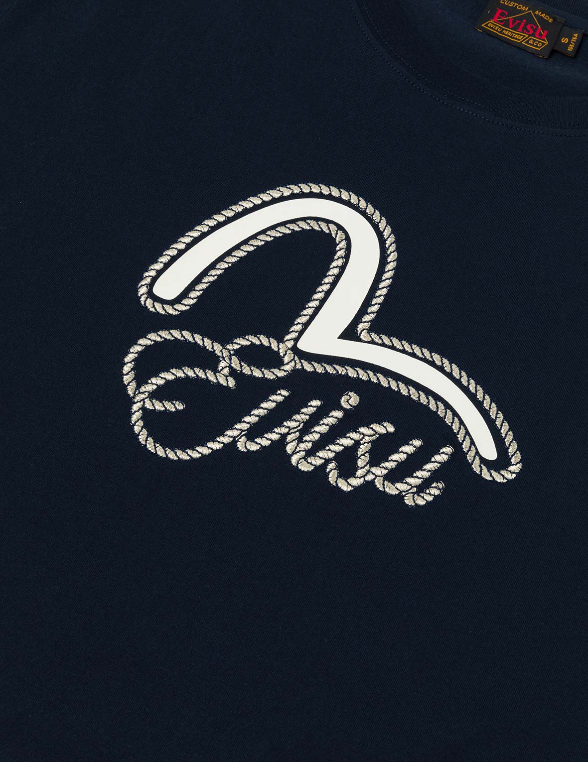 Seagull Print and Twisted Rope Logo Embroidery Boyfriend T-Shirt - Image 10