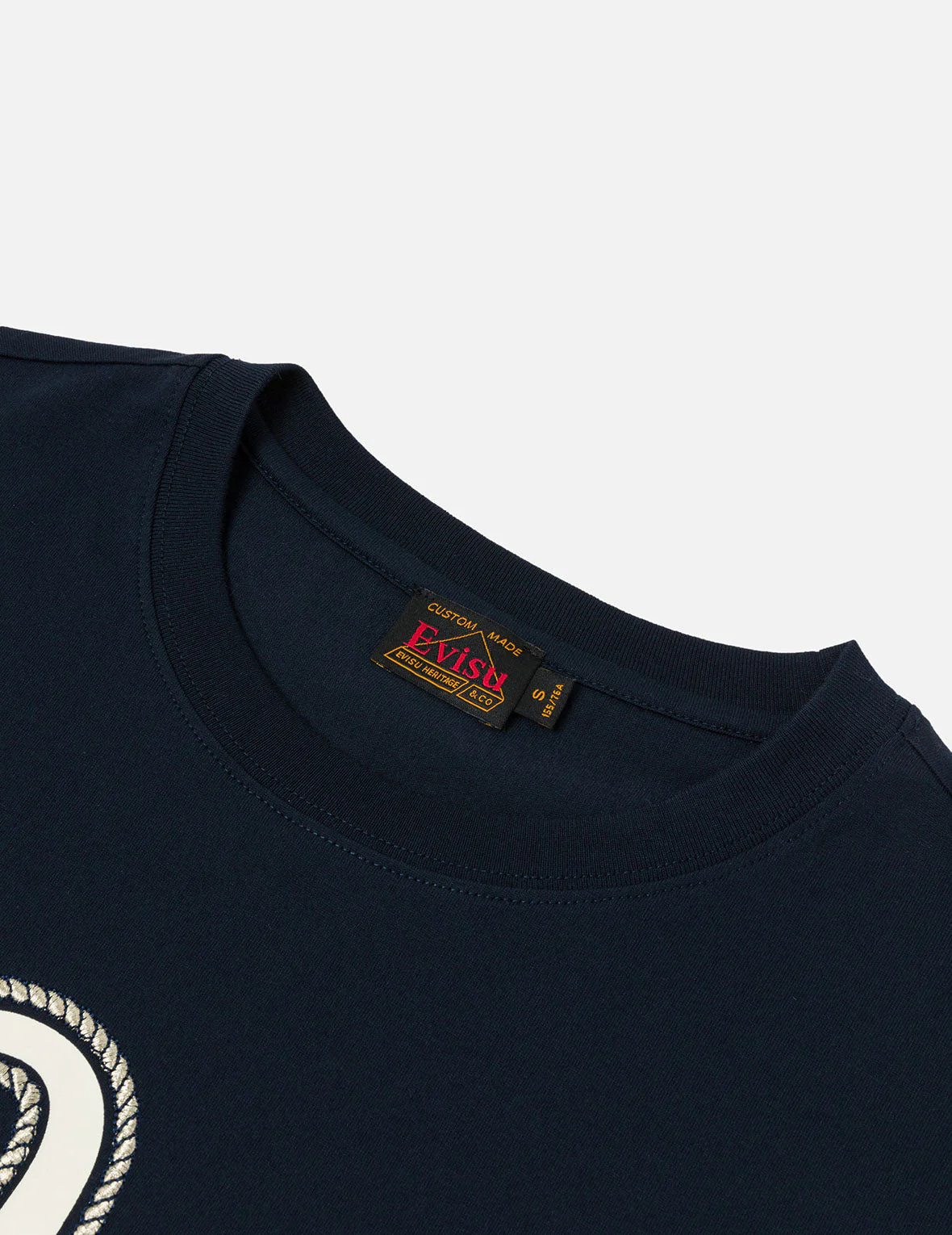 Seagull Print and Twisted Rope Logo Embroidery Boyfriend T-Shirt - Image 12