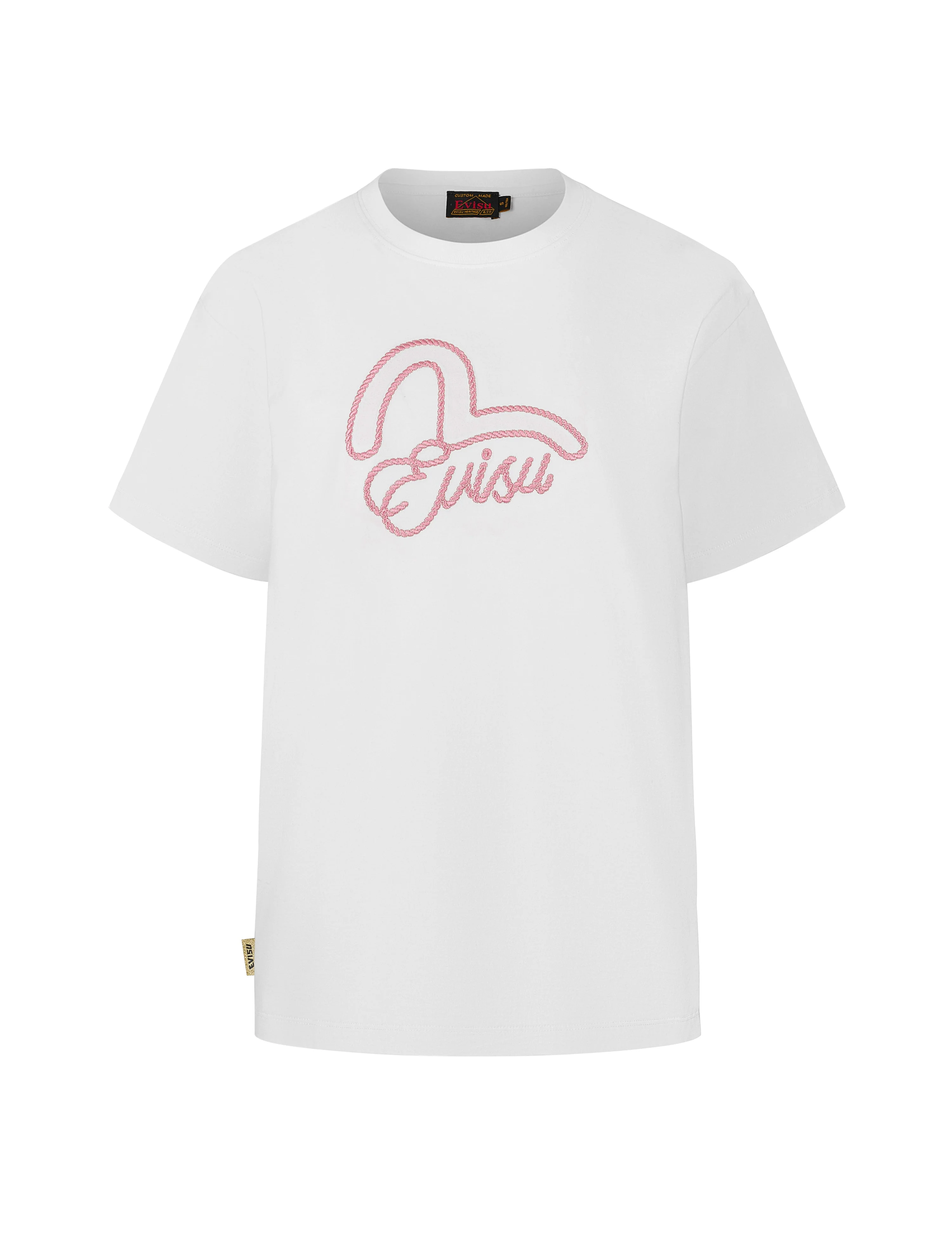 Seagull Print and Twisted Rope Logo Embroidery Boyfriend T-Shirt - Image 17