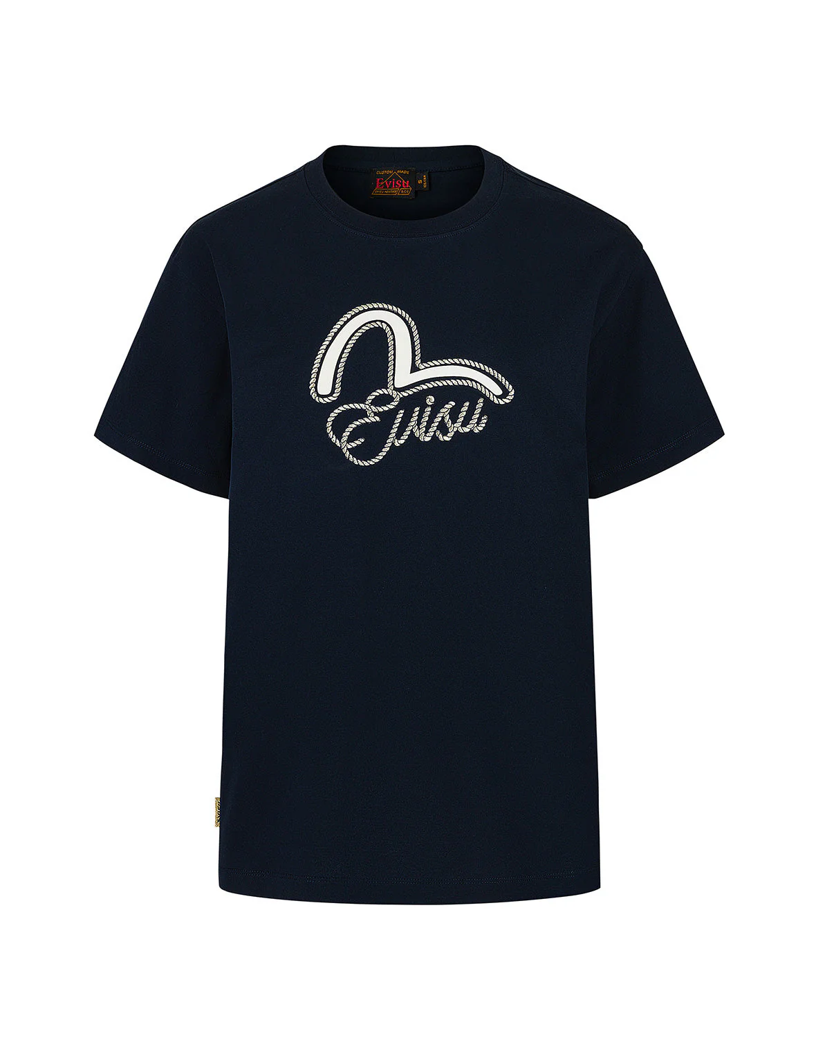 Seagull Print and Twisted Rope Logo Embroidery Boyfriend T-Shirt - Image 18