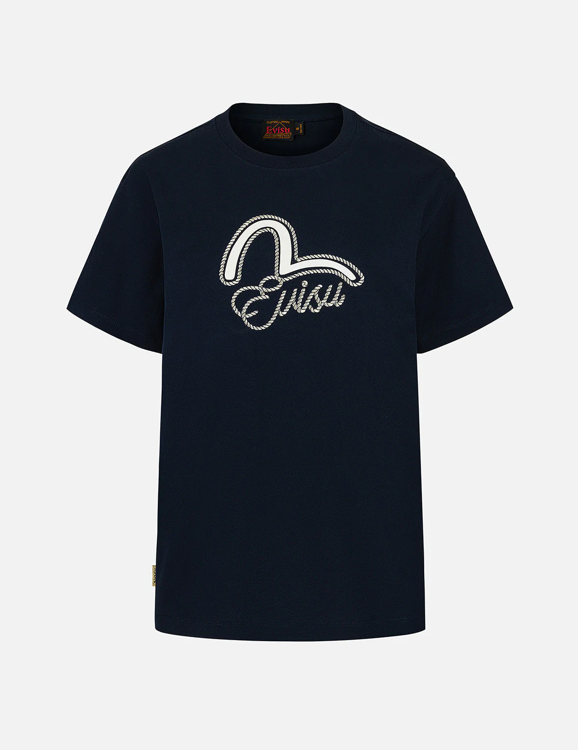 Seagull Print and Twisted Rope Logo Embroidery Boyfriend T-Shirt - Image 2