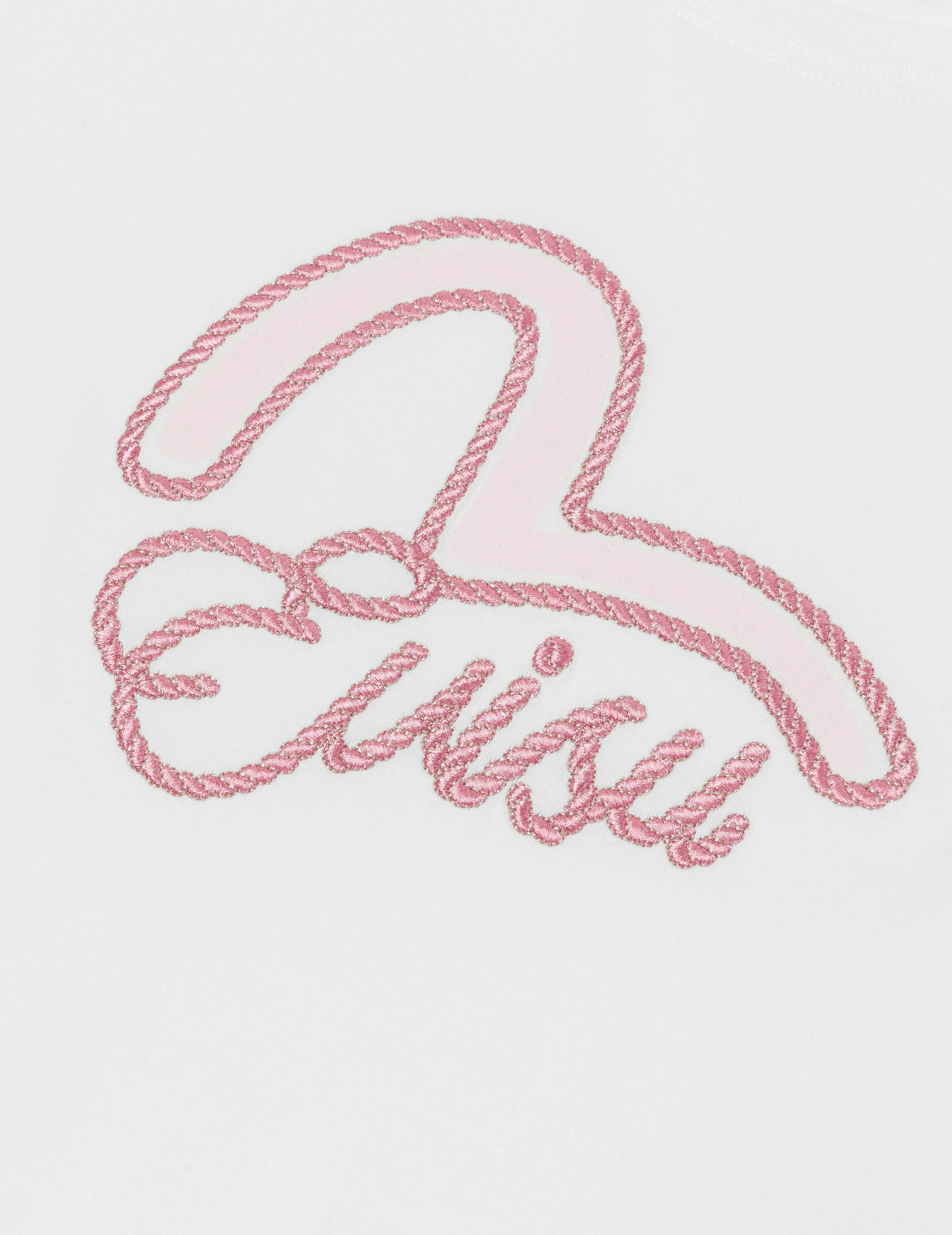 Seagull Print and Twisted Rope Logo Embroidery Boyfriend T-Shirt - Image 9