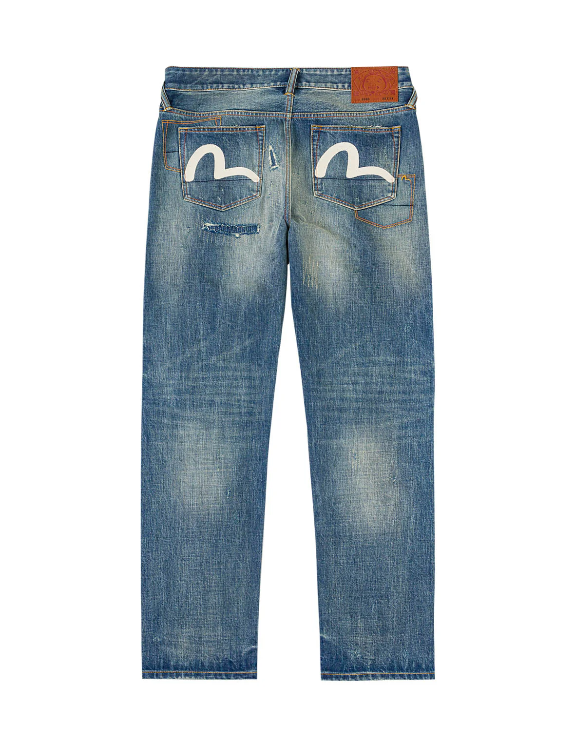Seagull Print Distressed Jeans #2020 - Image 2
