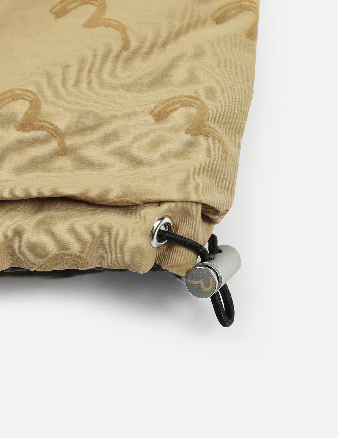 Seagull Print Loose Fit Reversible Down Jacket - Image 11