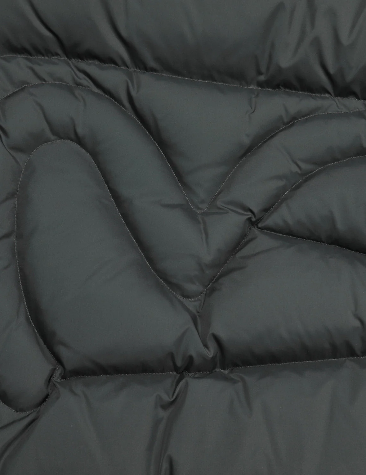 Seagull Print Loose Fit Reversible Down Jacket - Image 13