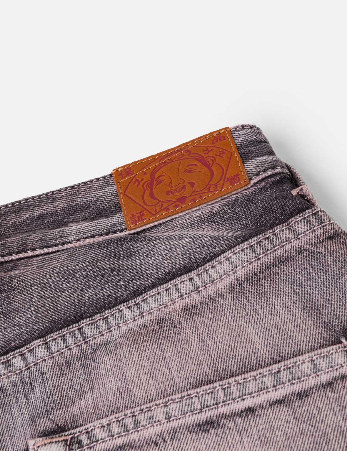 Seagull Print Multi-Pocket Denim Shorts - Image 9
