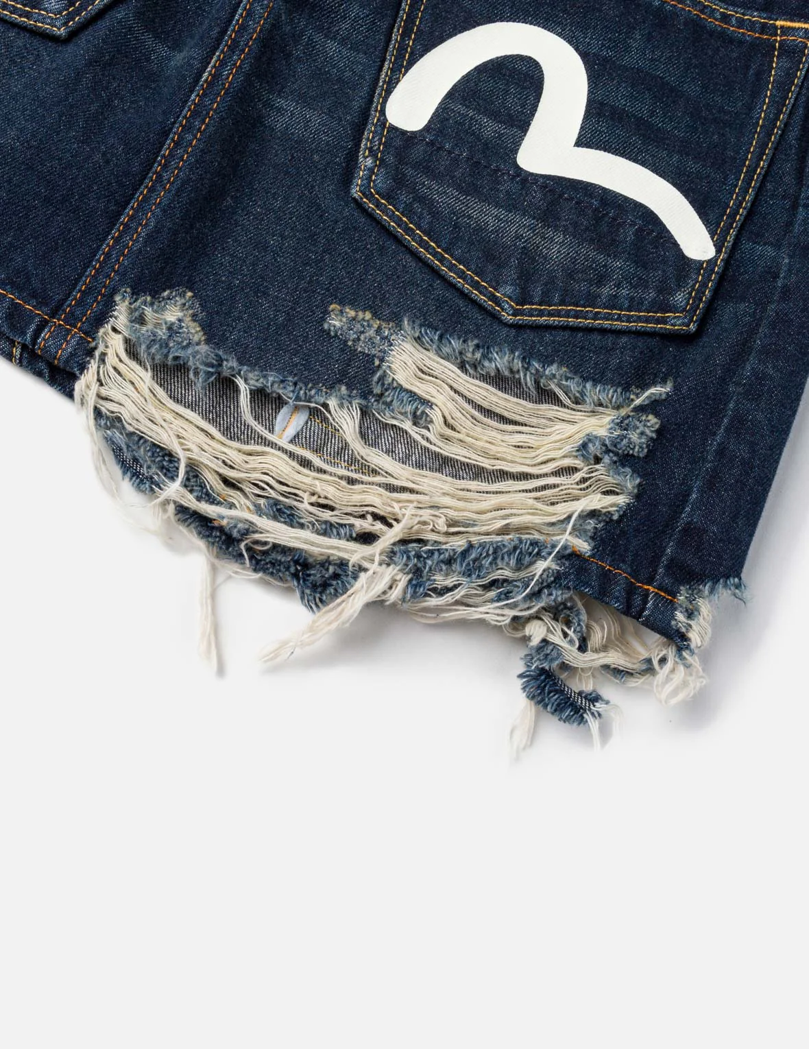 Seagull Print Multi-Pocket Denim Skirt - Image 10