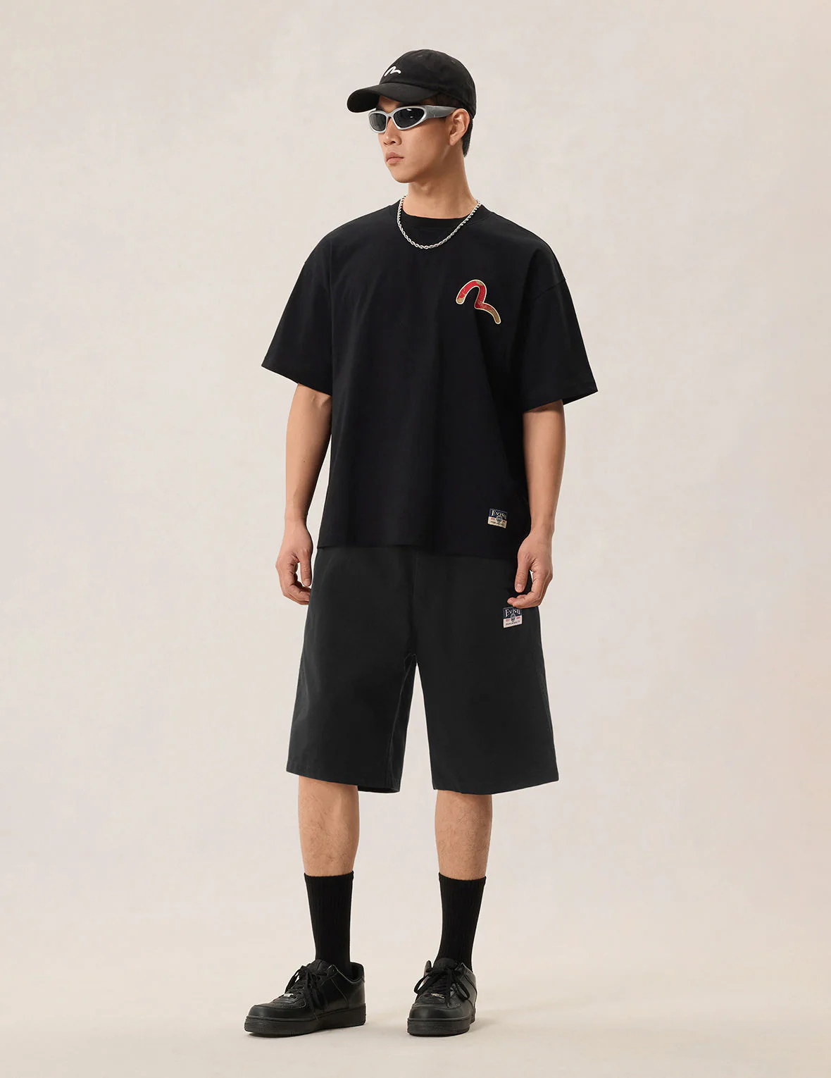 Seagull Print Pocket Shorts - Image 9