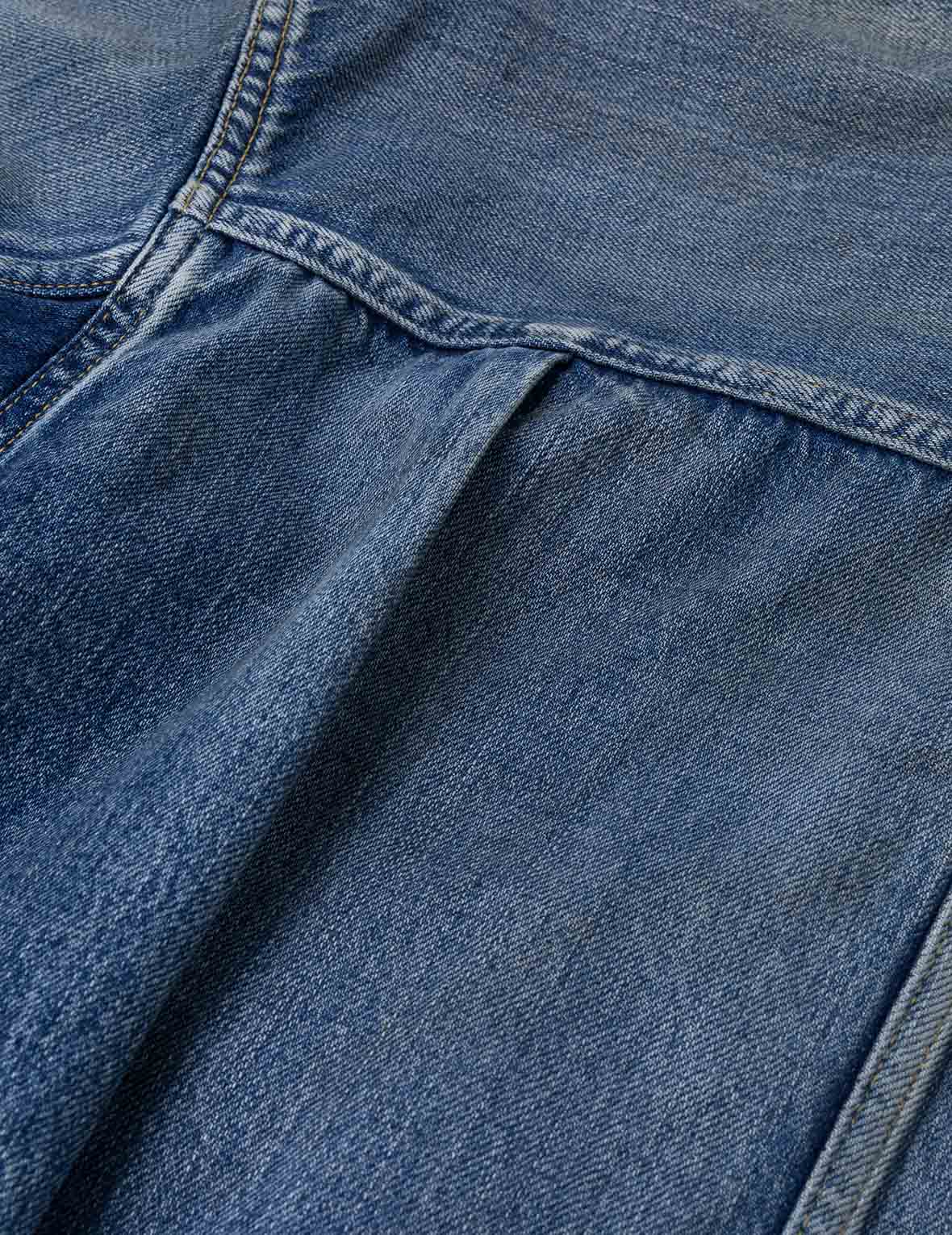 Seagull Print Regular Fit Denim Trucker Jacket - Image 24