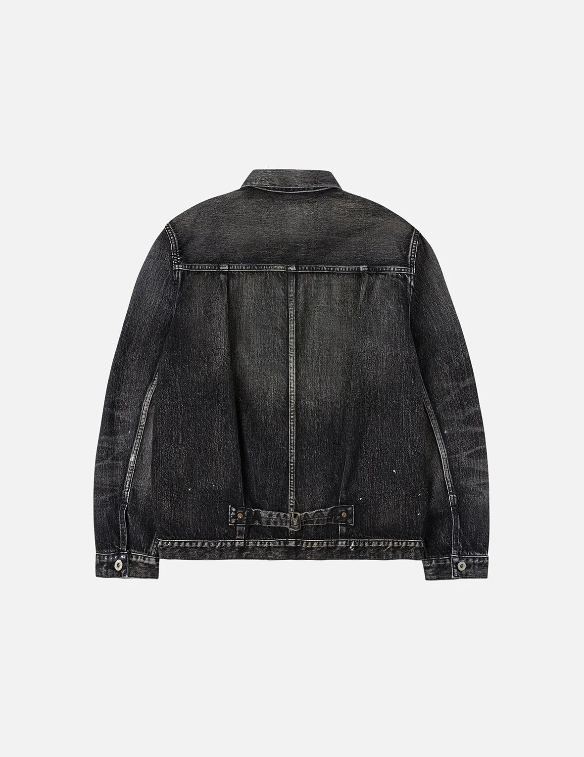 Seagull Print Regular Fit Denim Trucker Jacket - Image 4