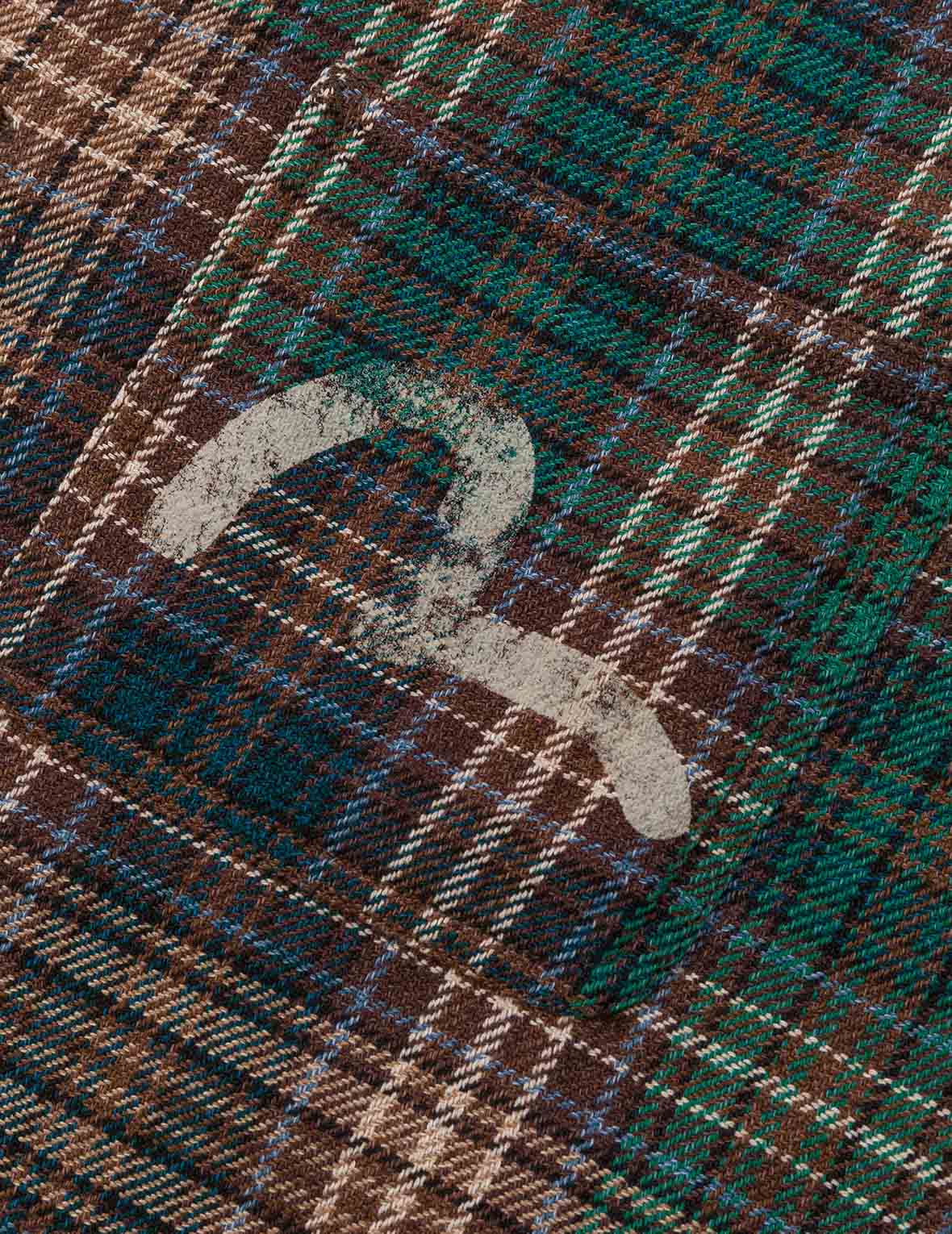 Seagull Print Regular Fit Flannel Check Shirt - Image 14