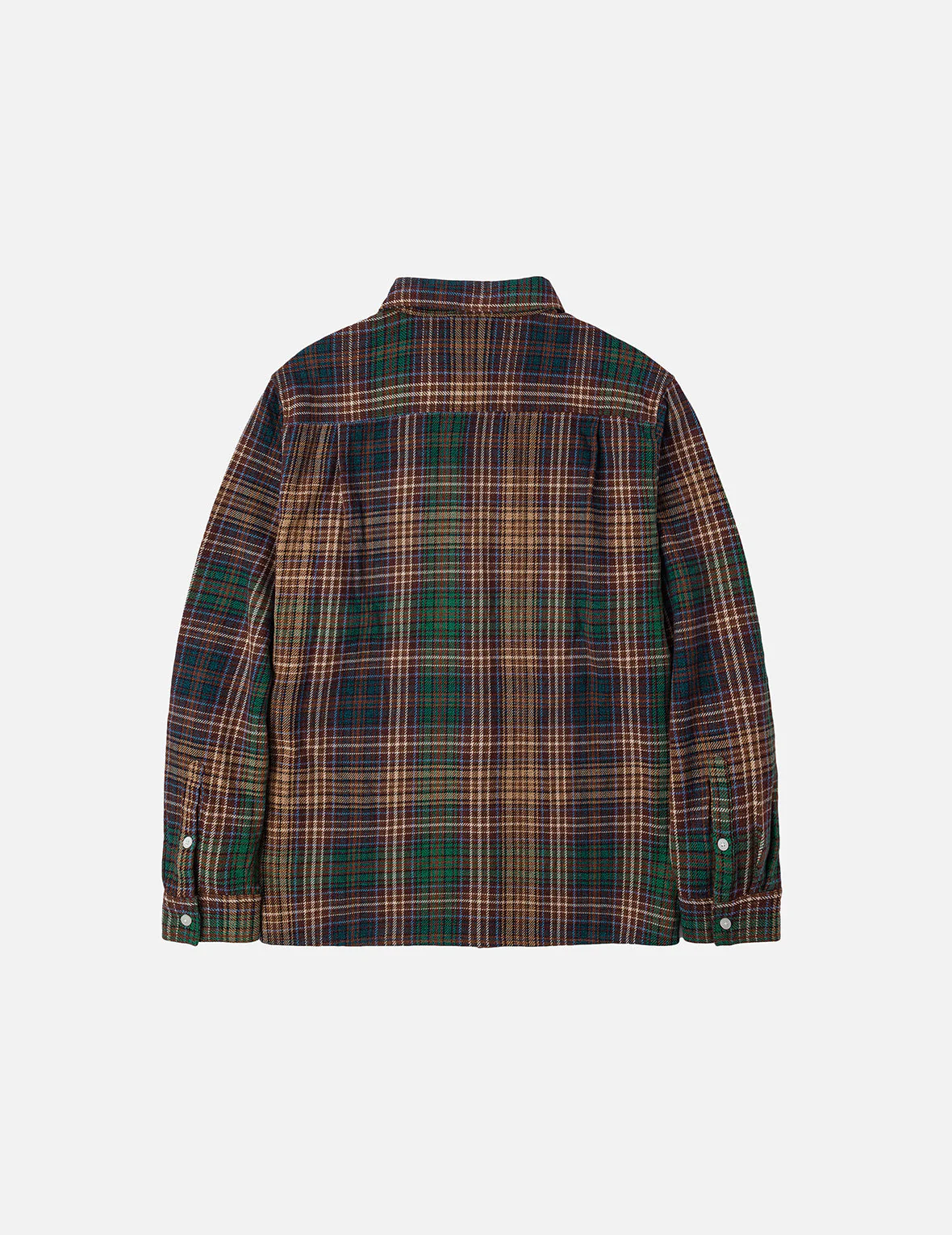 Seagull Print Regular Fit Flannel Check Shirt - Image 8