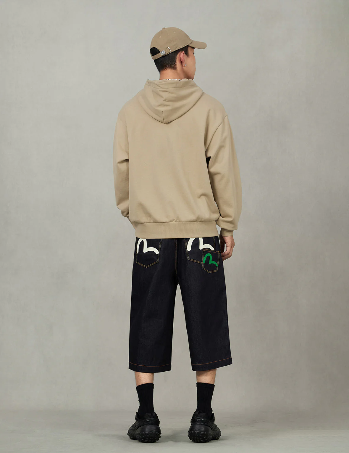 Seagull Print Relax Fit Hoodie - Image 12