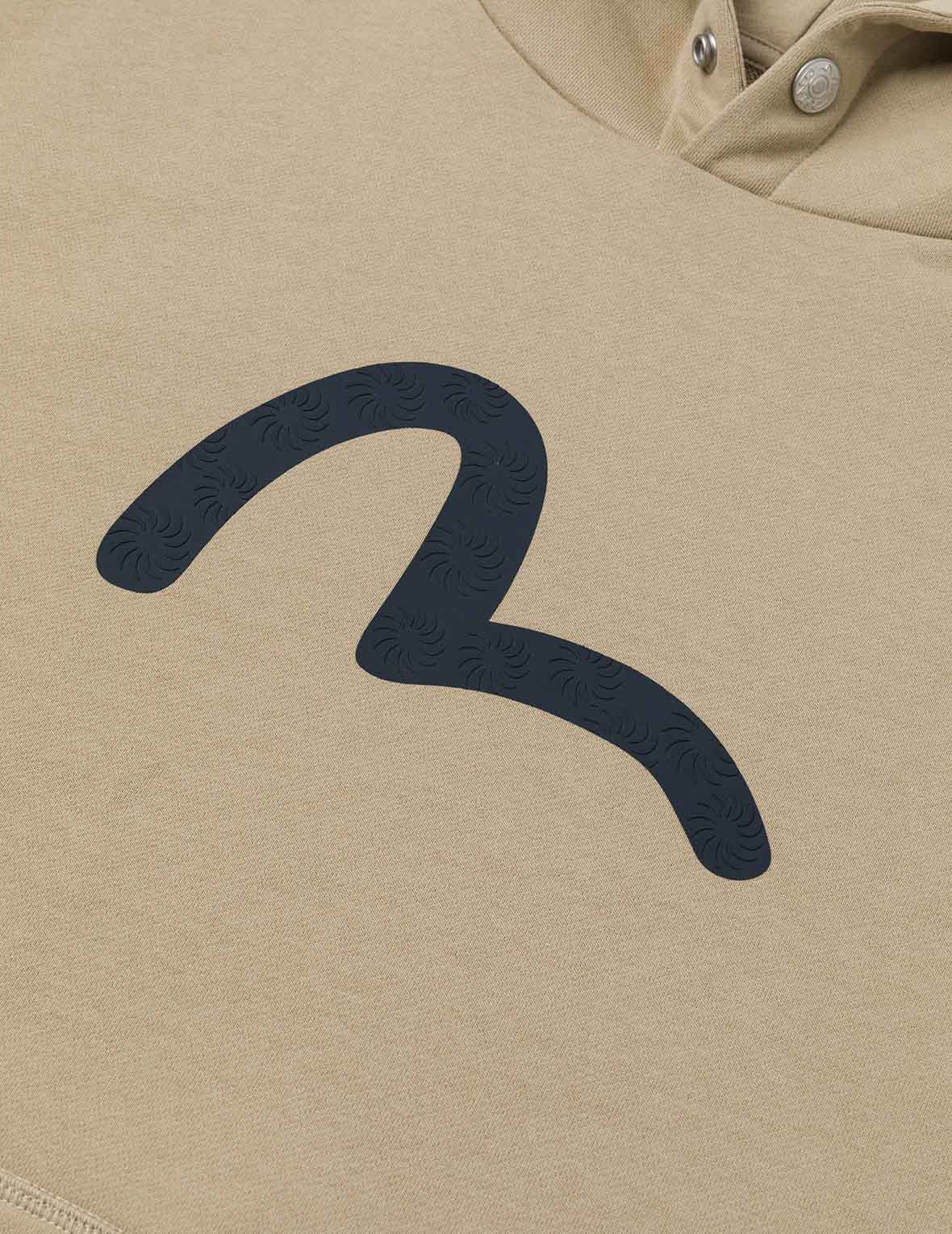 Seagull Print Relax Fit Hoodie - Image 14
