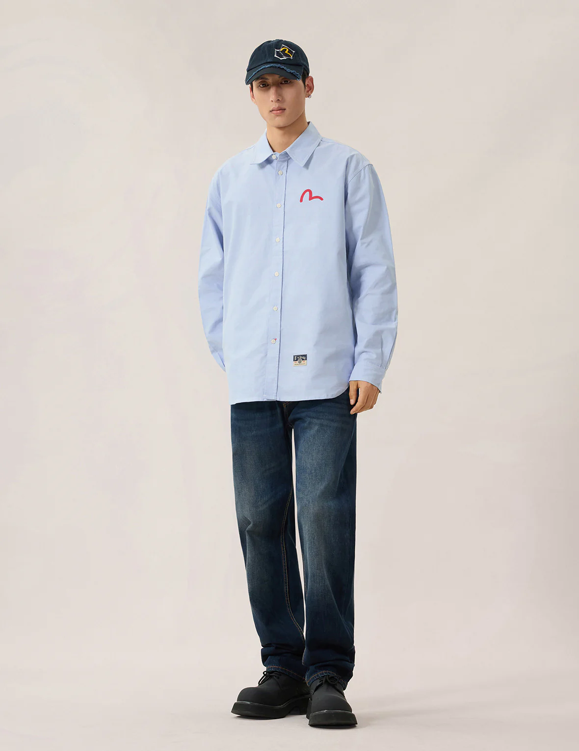 Seagull Print Oxford Shirt - Image 15