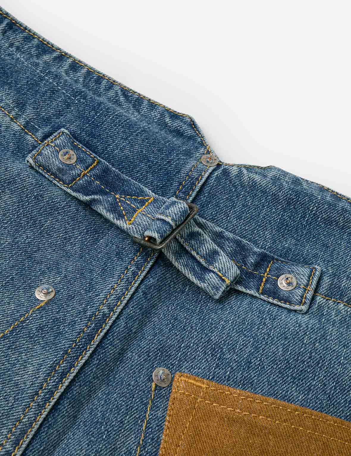 Seagull Print Wide-Leg Jeans - Image 10