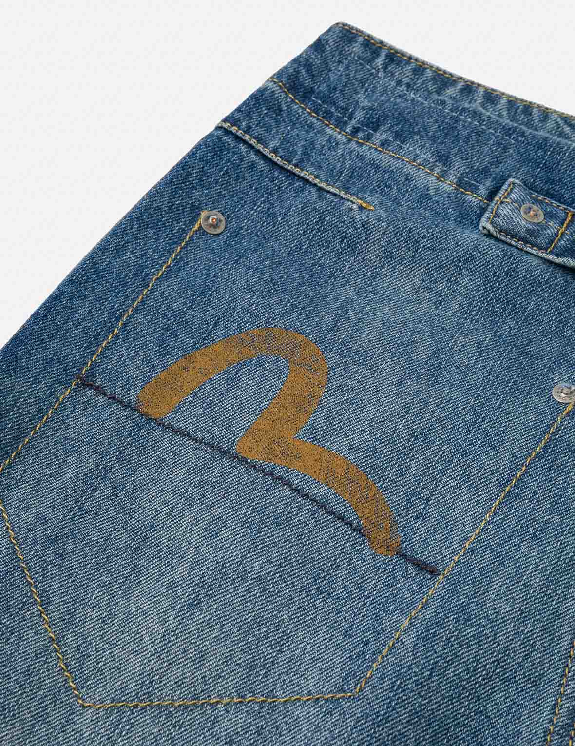 Seagull Print Wide-Leg Jeans - Image 8