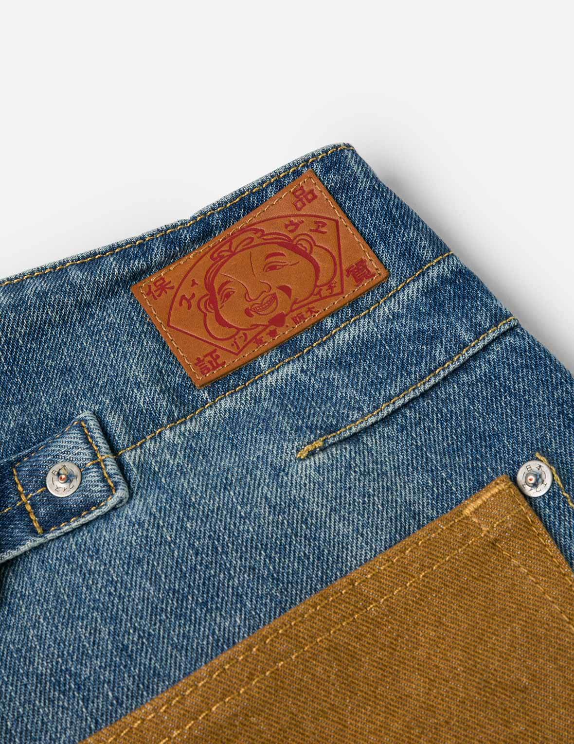 Seagull Print Wide-Leg Jeans - Image 9