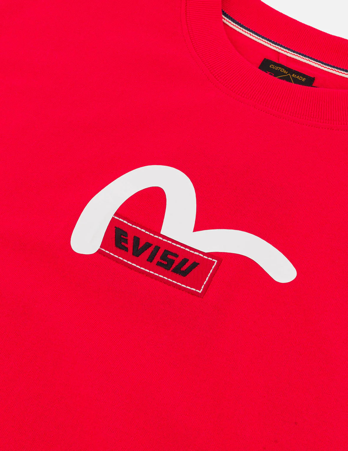 Seagull Print with Logo Embroidery Relax Fit T-Shirt - Image 5