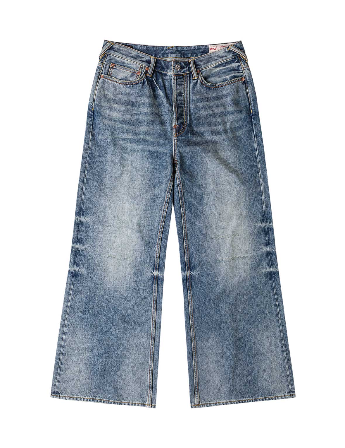 Seagull Printed Pocket Flare Jeans - Image 2