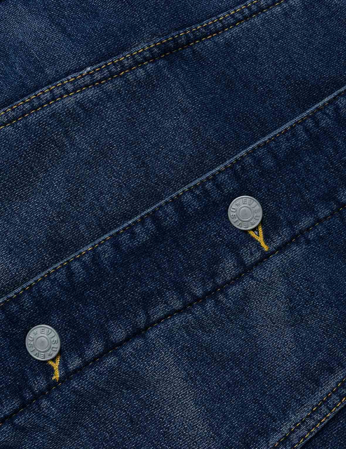 Washed Type 1 Denim Patchwork Jacket - Image 10