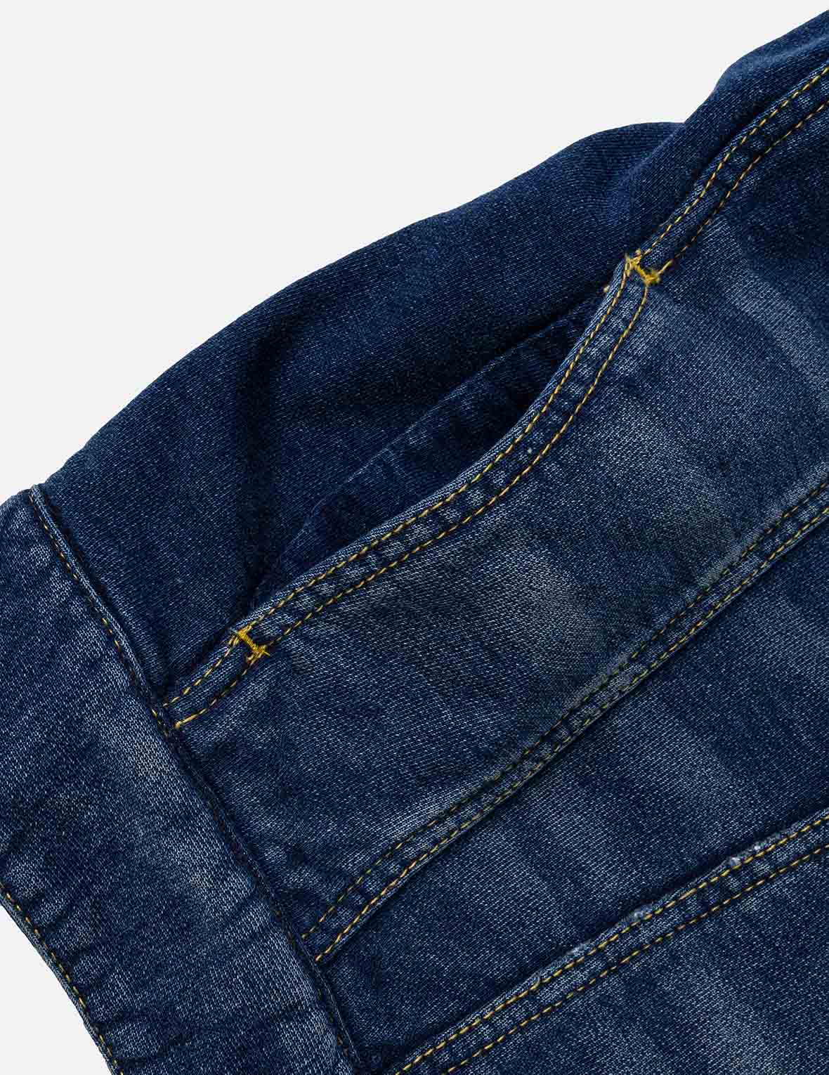 Washed Type 1 Denim Patchwork Jacket - Image 11