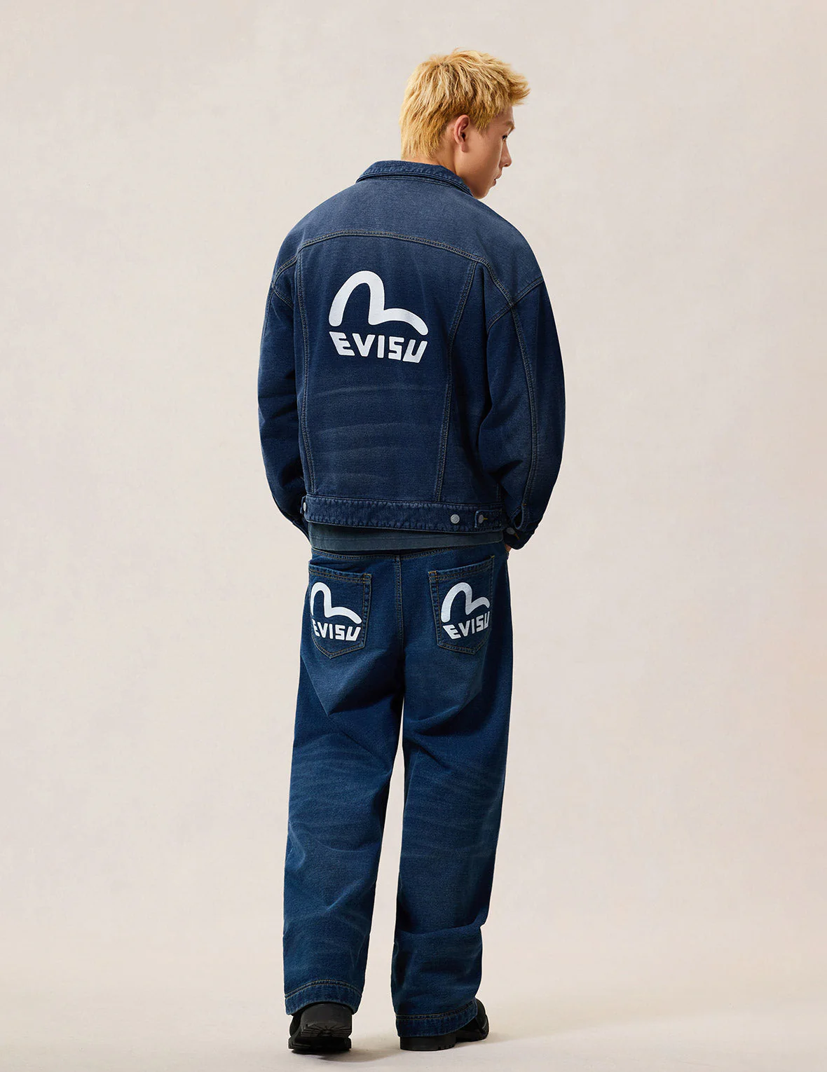 Washed Type 1 Denim Patchwork Jacket - Image 8