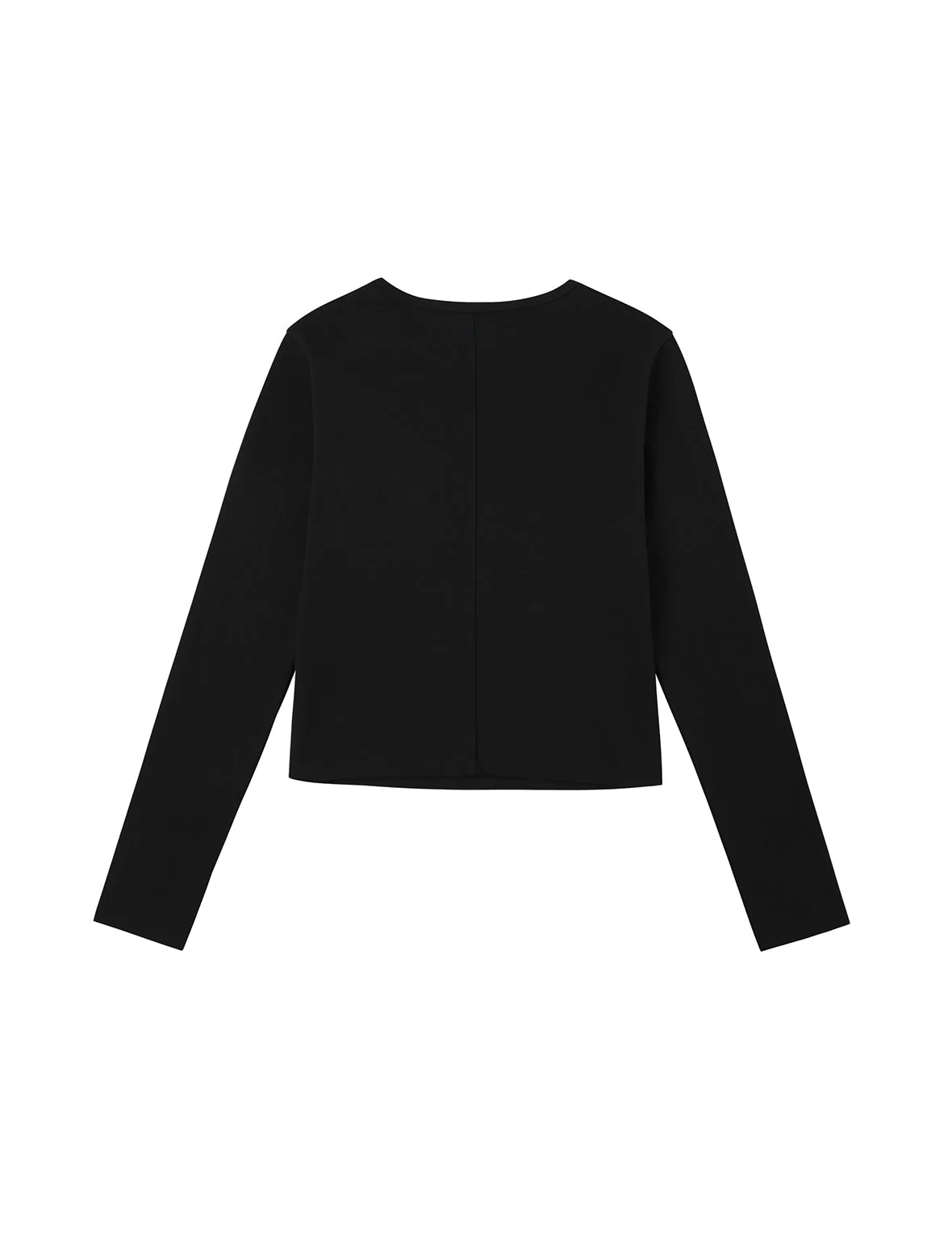 Seagull-shaped Cutout Design Fashion Fit Long-sleeve Top - Image 2