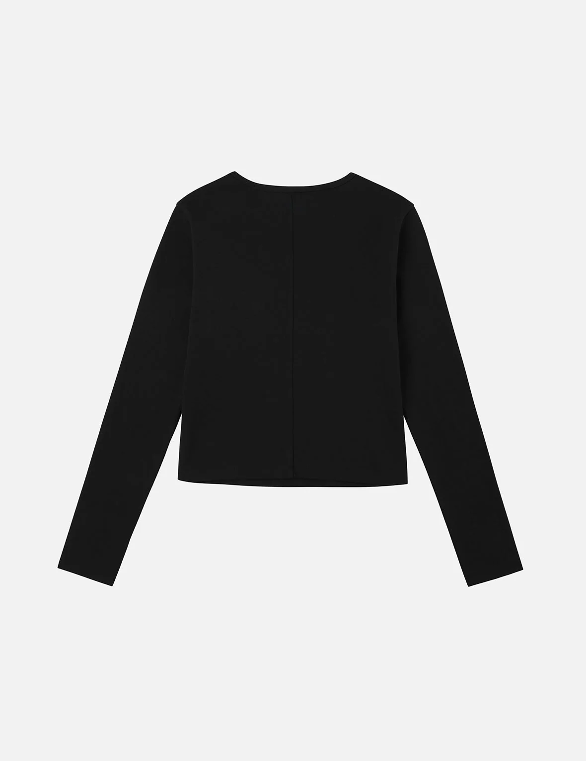 Seagull-shaped Cutout Design Fashion Fit Long-sleeve Top - Image 4