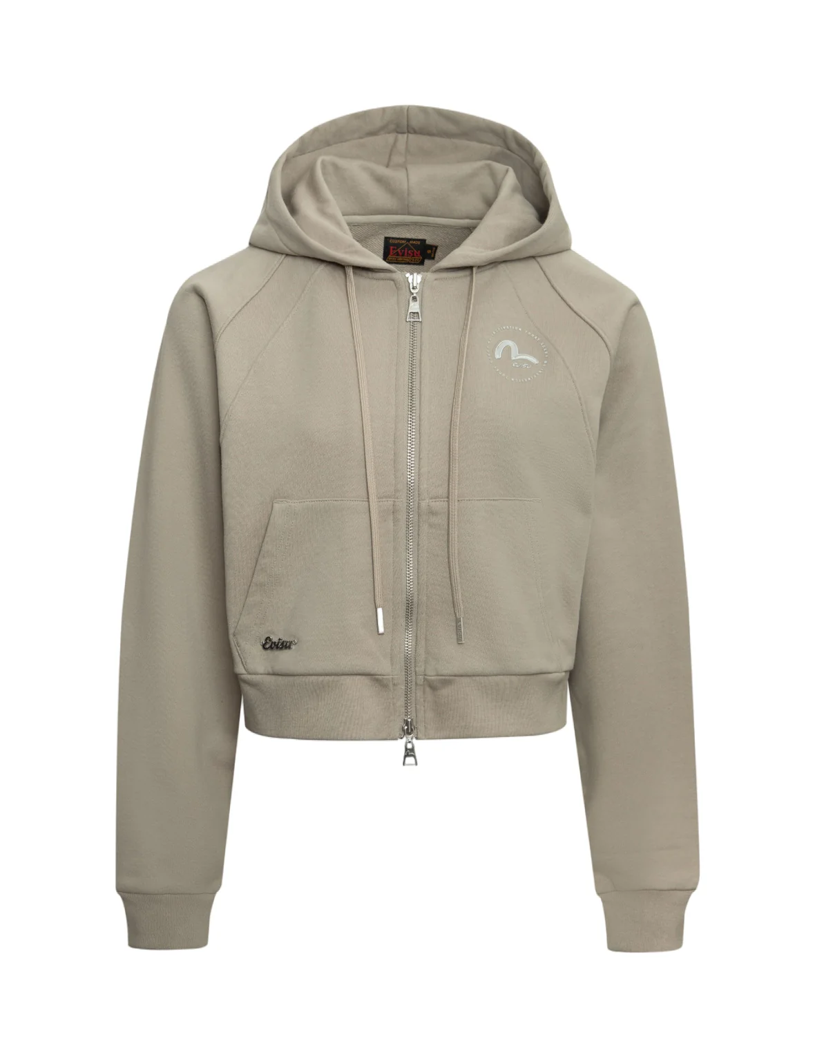 Segull Print Cropped Zip-Up Sweatshirt - Image 16