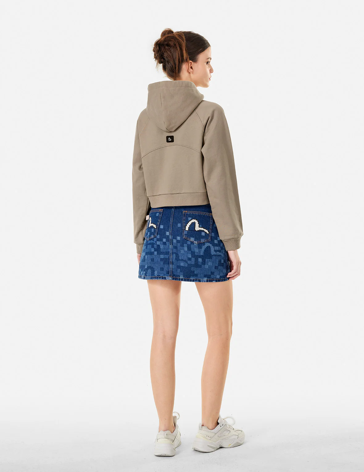 Segull Print Cropped Zip-Up Sweatshirt - Image 4