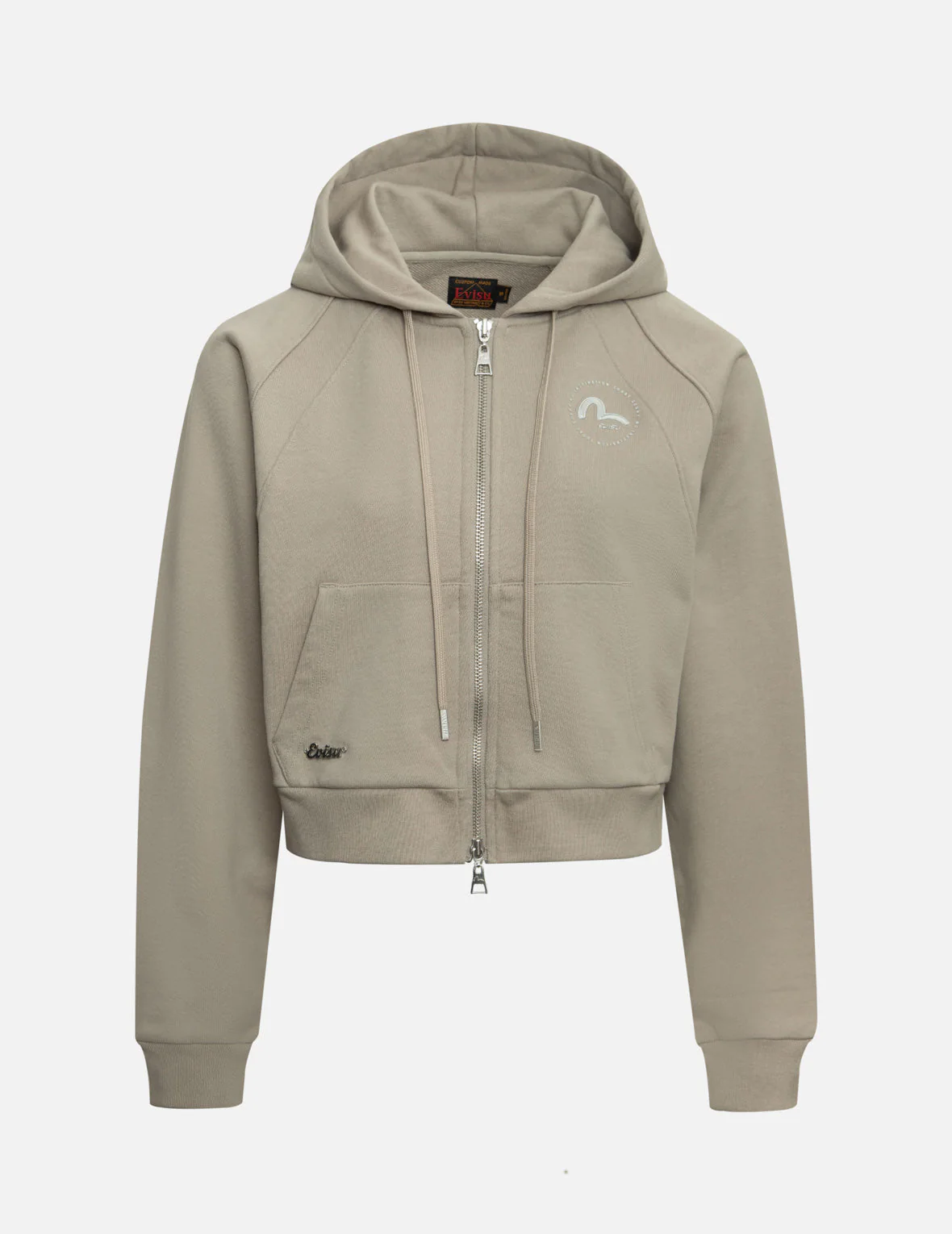 Segull Print Cropped Zip-Up Sweatshirt - Image 7