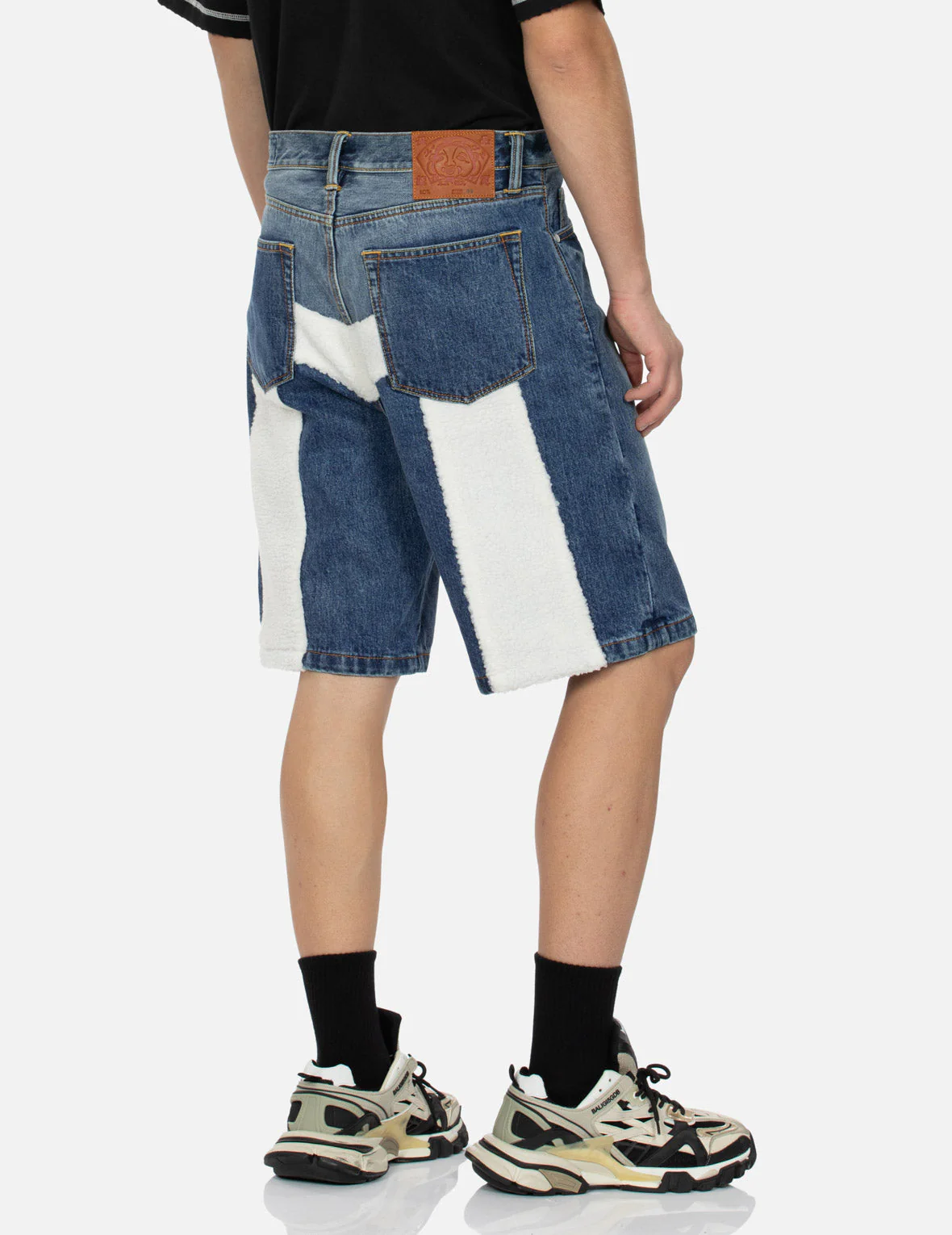 Sherpa Daicock Straight Fit Denim Shorts - Image 7