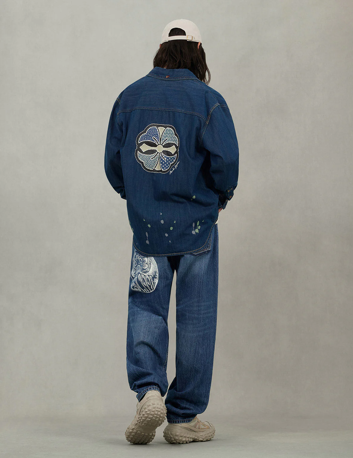 Shshiko Kamon Relax Fit Denim Shirt - Image 6