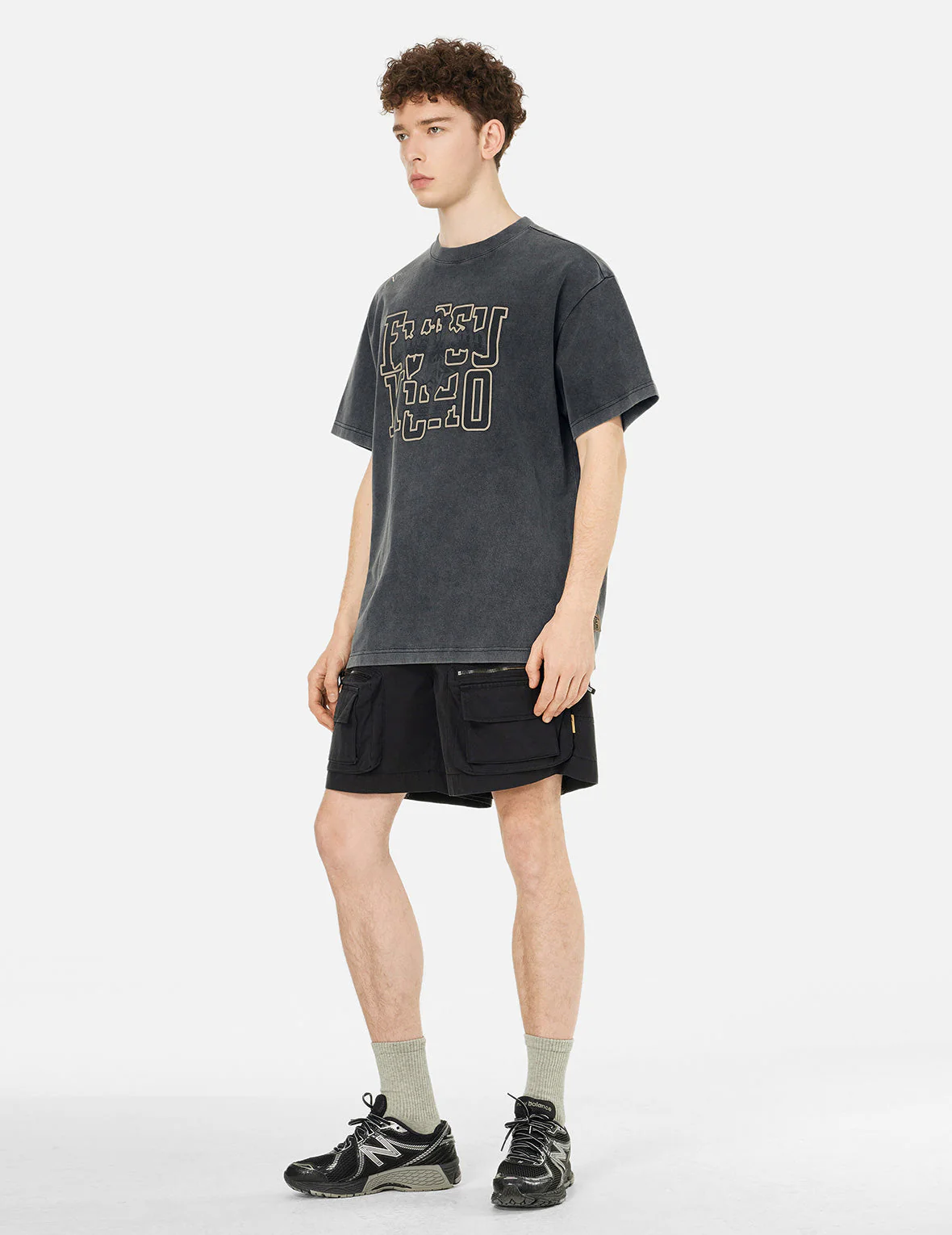 Sketch Logo Print Relax Fit T-Shirt - Image 3