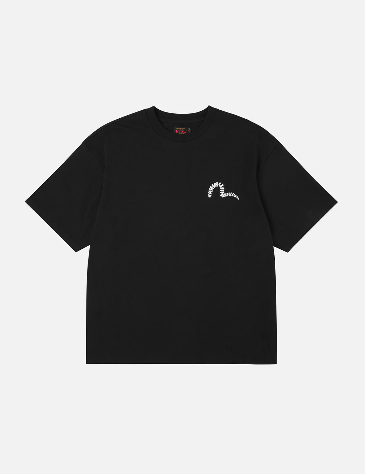 Skull and Seagull Print Oversized T-Shirt - Image 4
