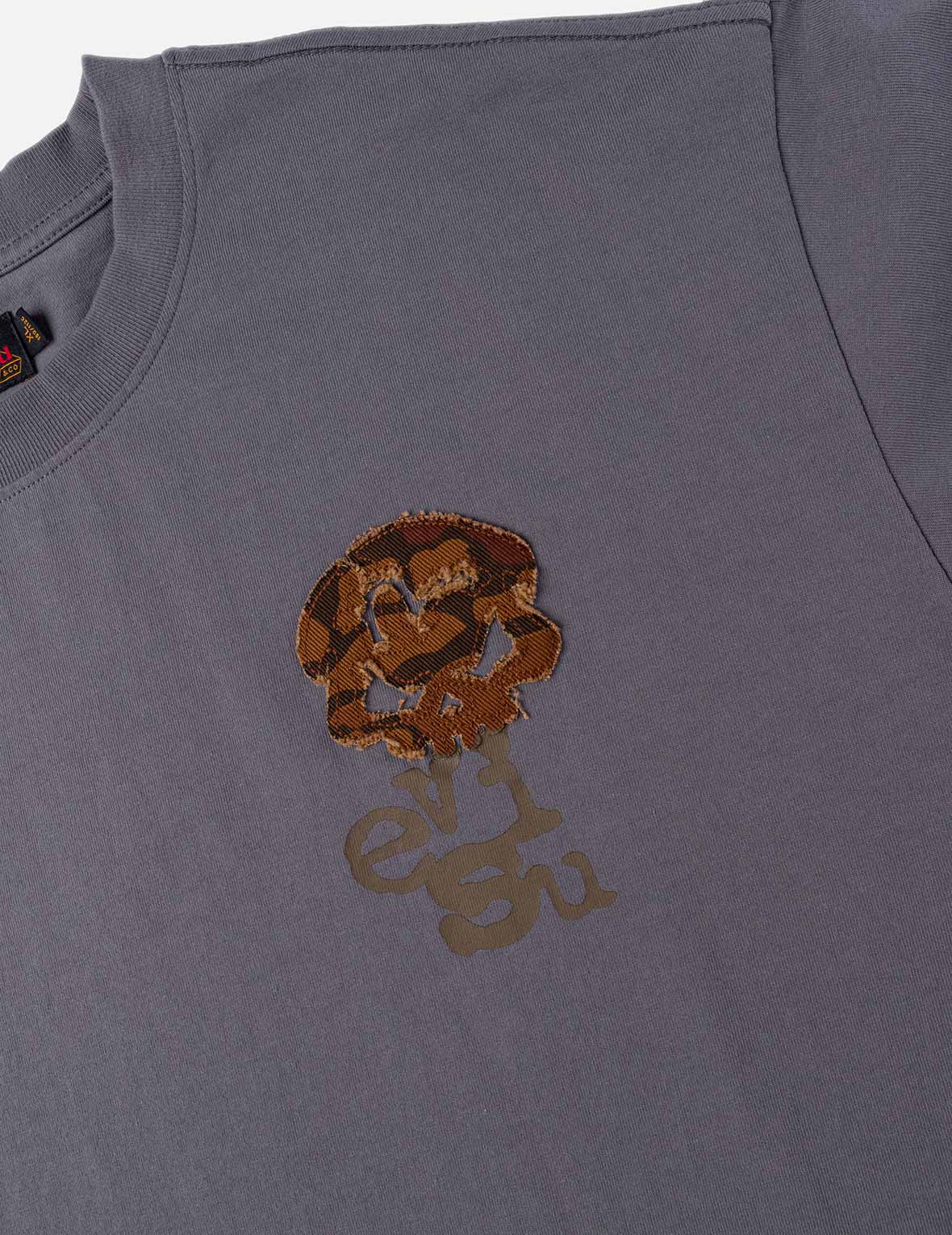 Skull Ishigaki Camouflage Applique T-shirt - Image 5