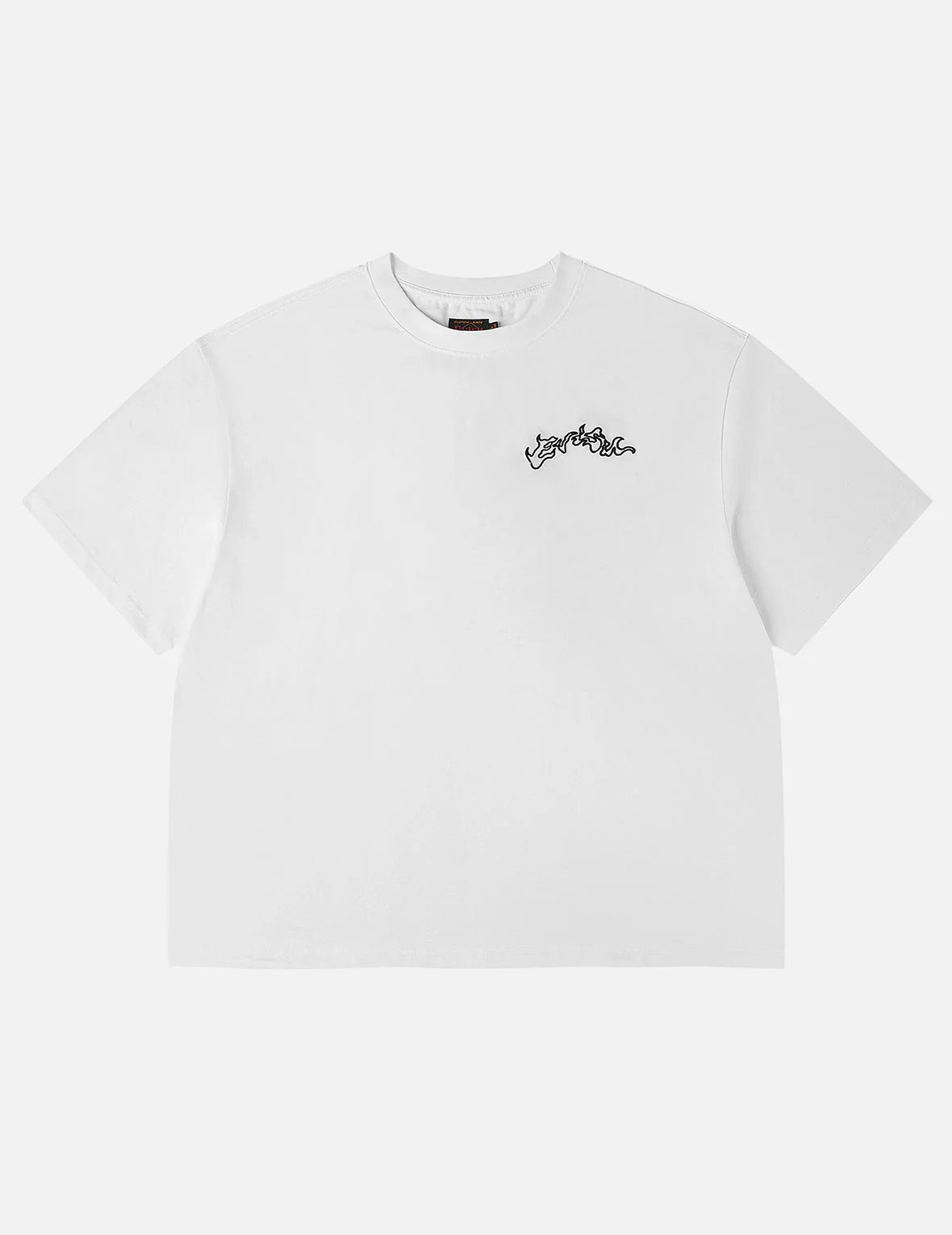 Skull Samurai Embroidery T-shirt - Image 12