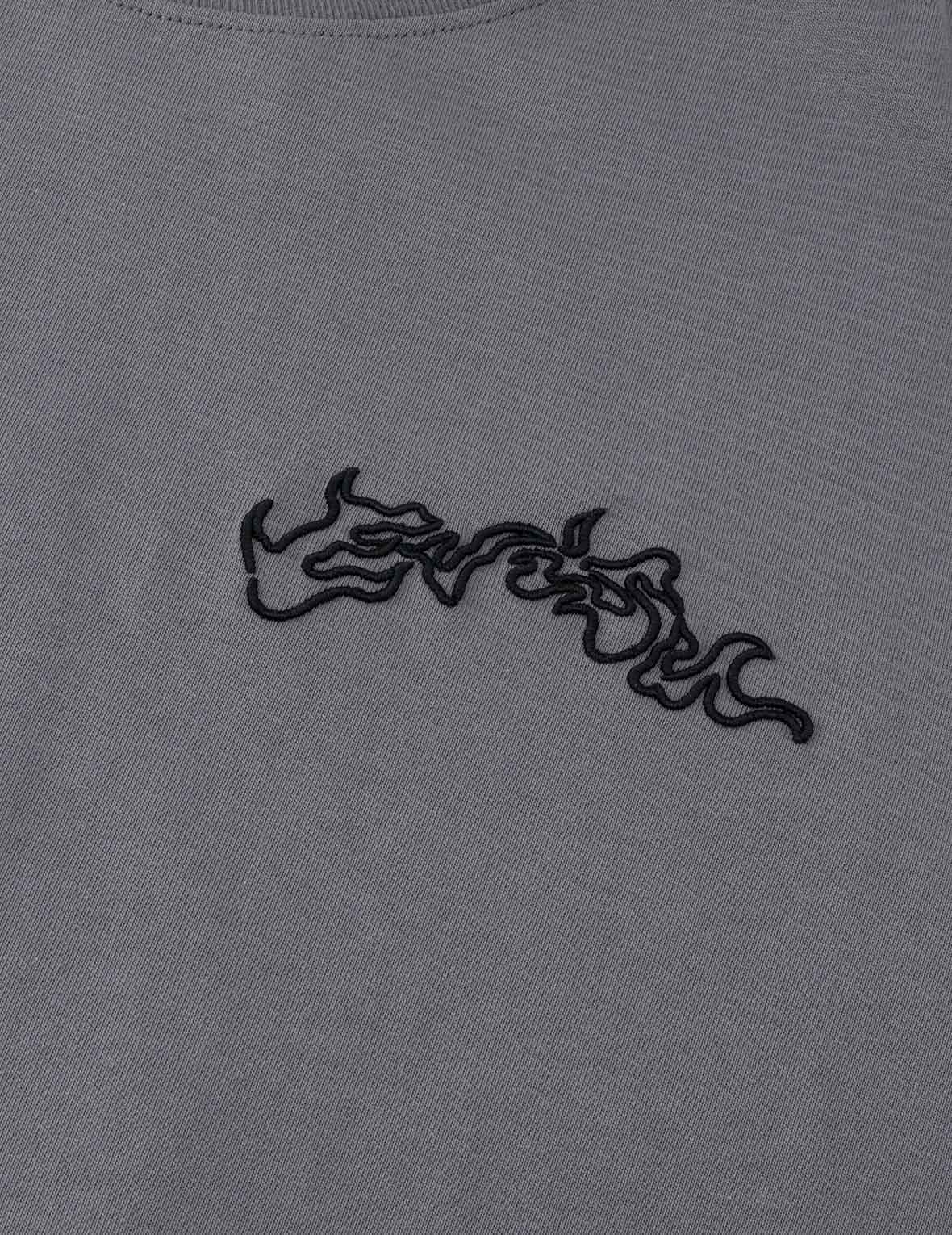 Skull Samurai Embroidery T-shirt - Image 15