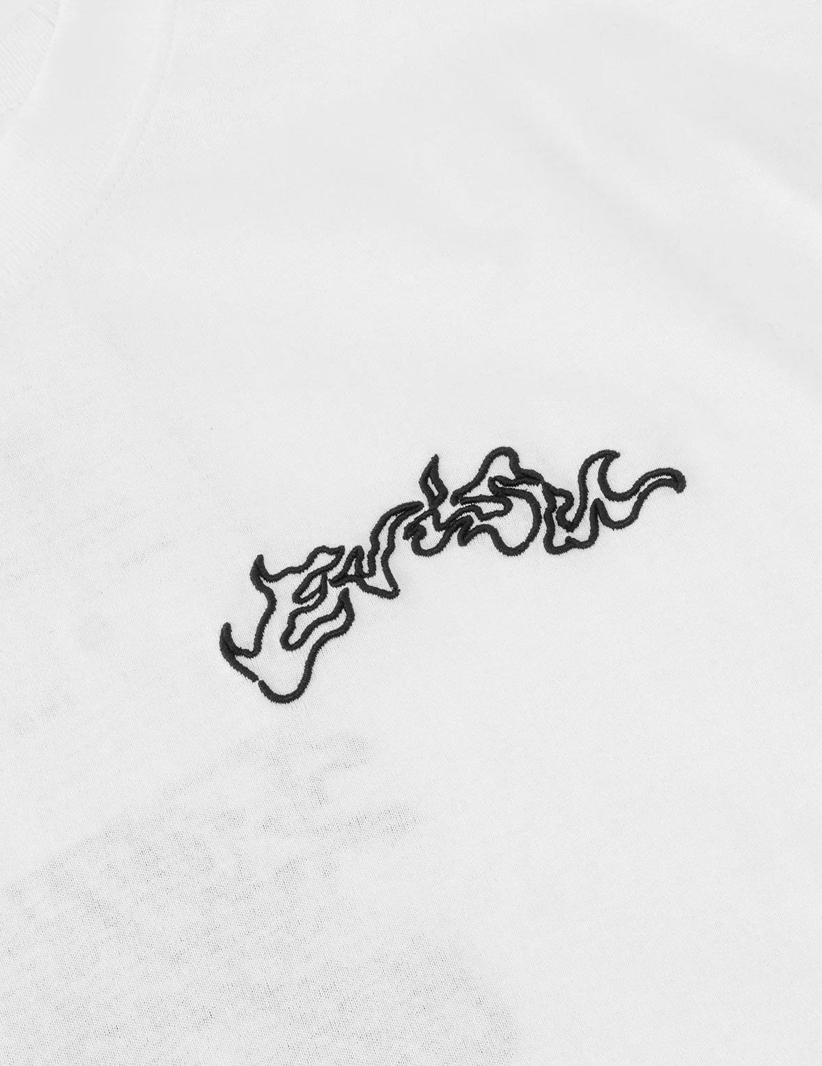 Skull Samurai Embroidery T-shirt - Image 16