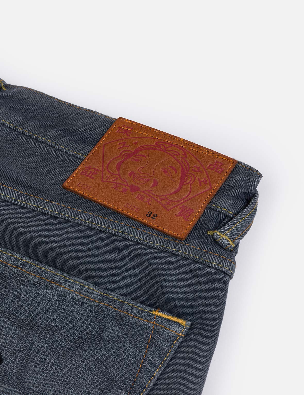 Skull Seagull Print Pockets Fashion Fit Denim Jeans - Image 9