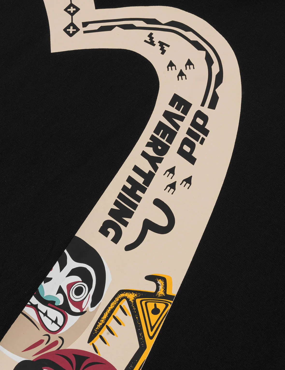 Slogan and Totem Daicock Print Relax Fit T-shirt - Image 10