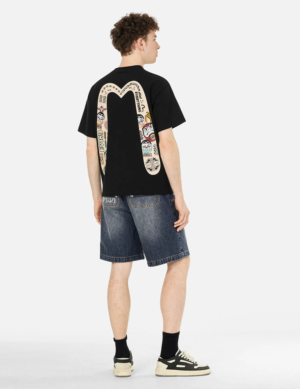 Slogan and Totem Daicock Print Relax Fit T-shirt - Image 8